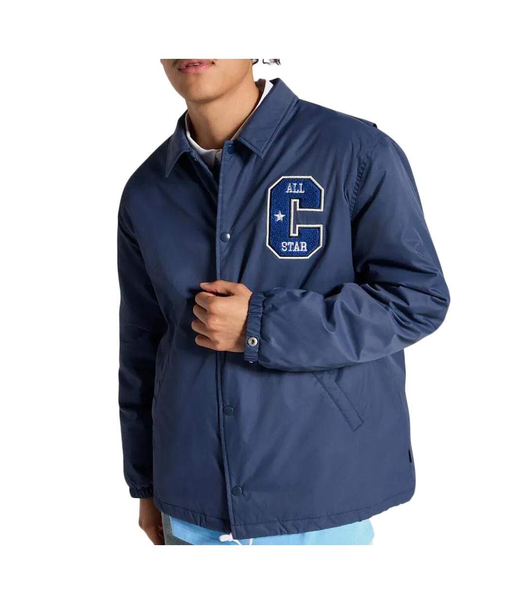 Veste marine homme converse retro-1
