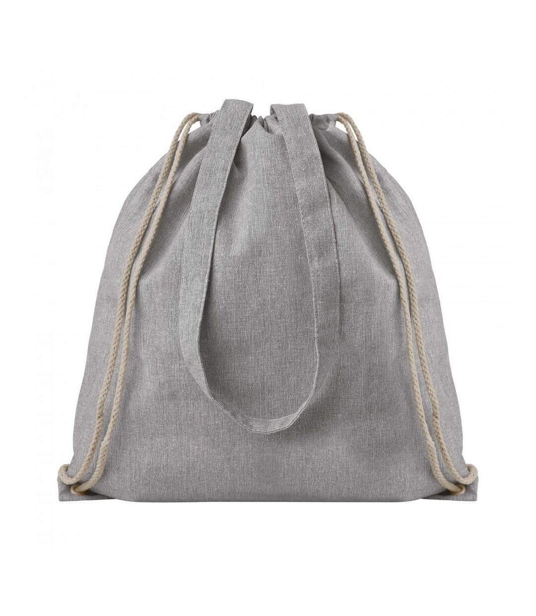 Atlanta Twin Handle Drawstring Bag One Size Grey Melange SOLS-2