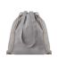 Atlanta Twin Handle Drawstring Bag One Size Grey Melange SOLS-2