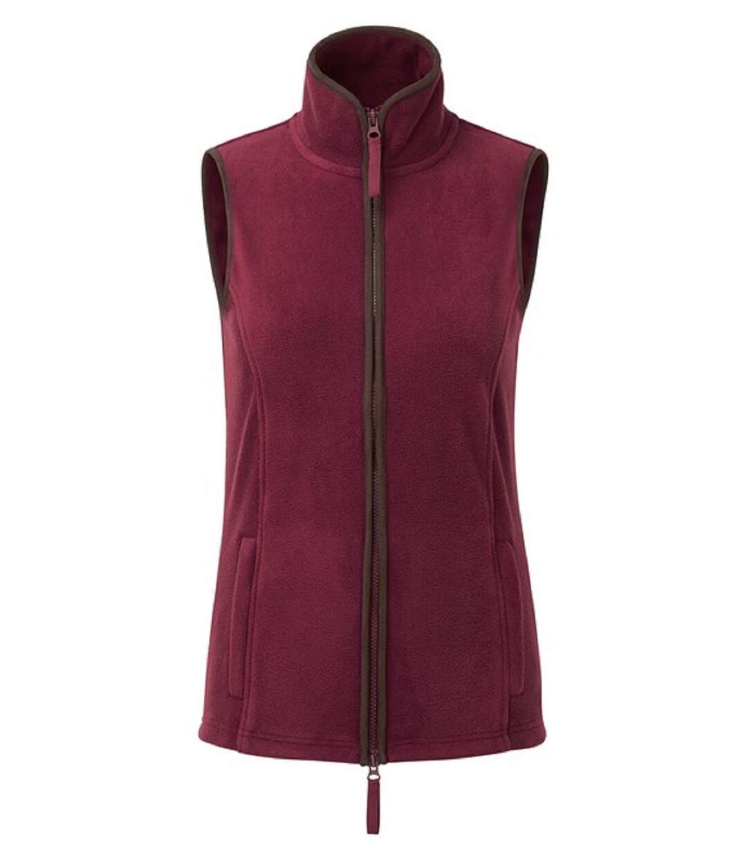 Gilet polaire sans manches - Femme - PR804 - rouge bordeaux-2