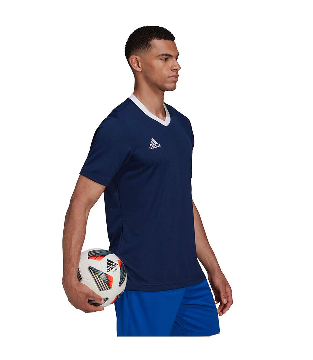 T-shirt Entrada Homme Bleu Marine Adidas-3
