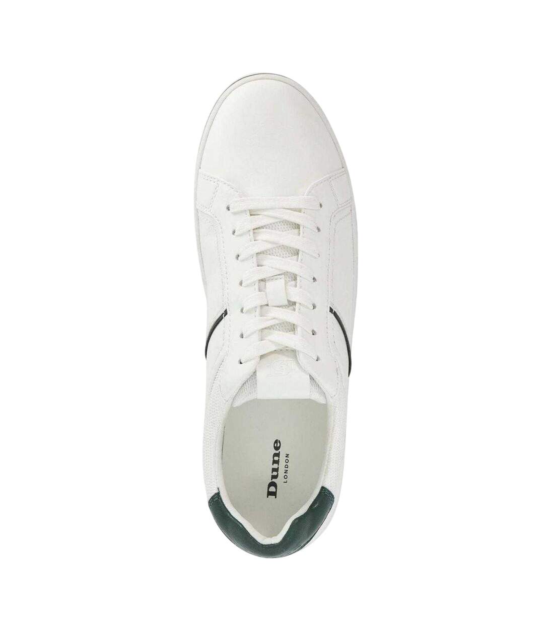 Baskets Motif/style Logo Tazzy Homme Blanc Dune London-3