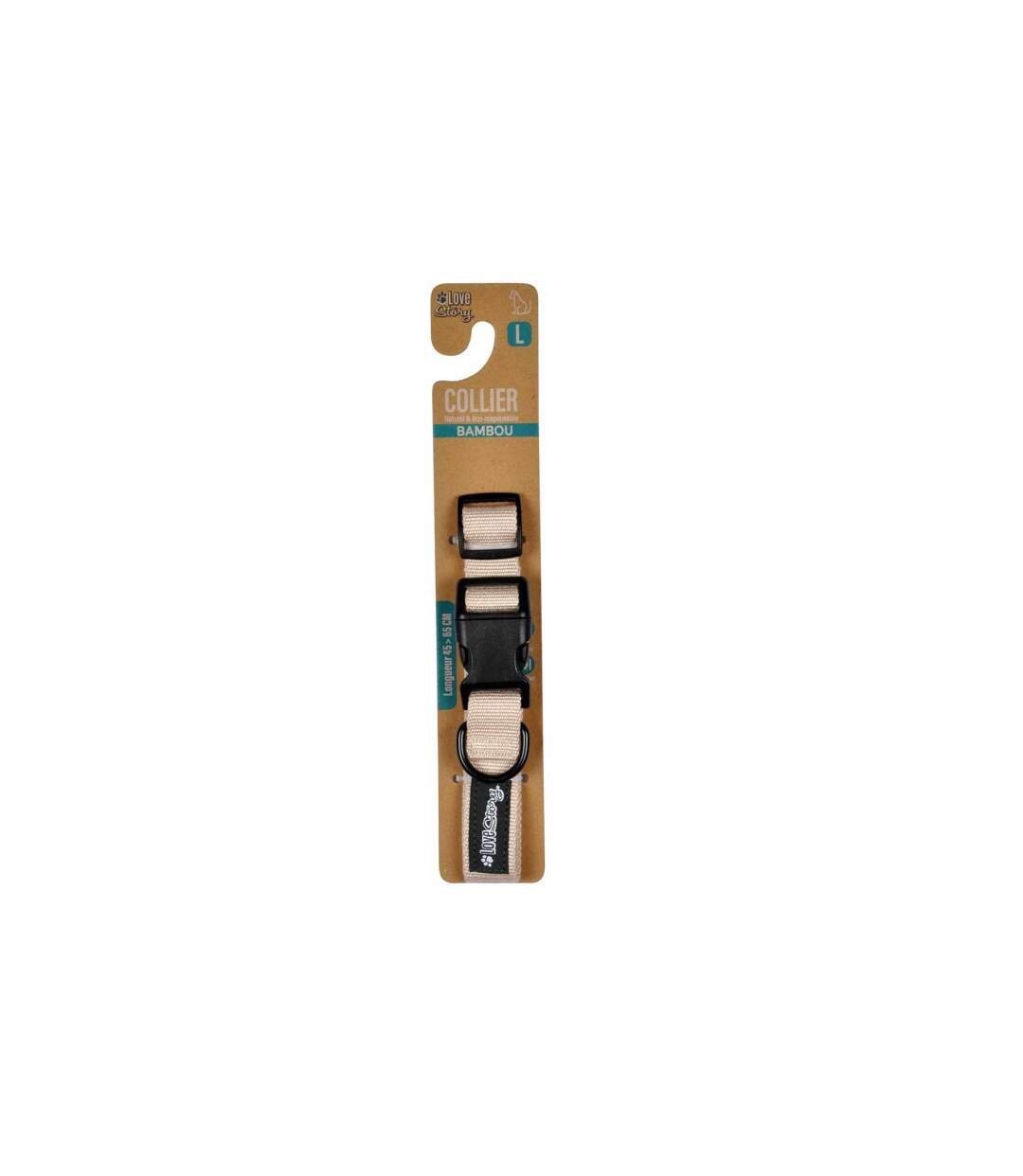 Collier pour Animaux Réglable 65cm Naturel-2