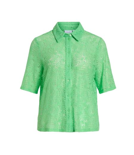 Chemise verte femme vila vibegena
