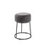 Tabouret Design Rond Maeva 46cm Gris