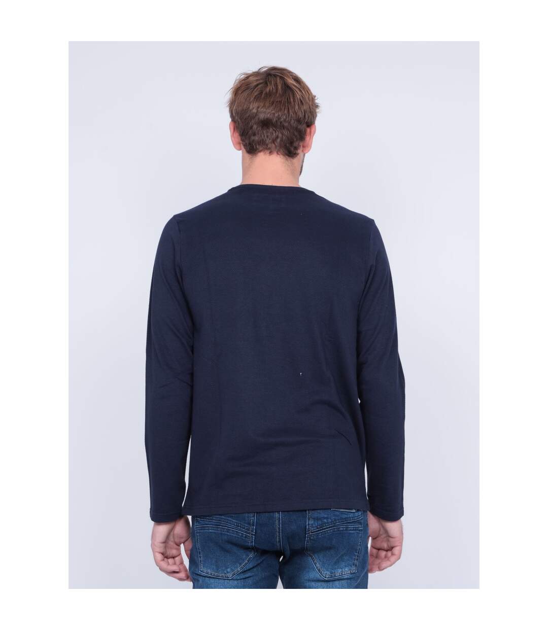 T-shirt manches longues col rond pur coton JARGOTTE-2