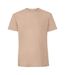 T-shirt hommes beige Fruit of the Loom