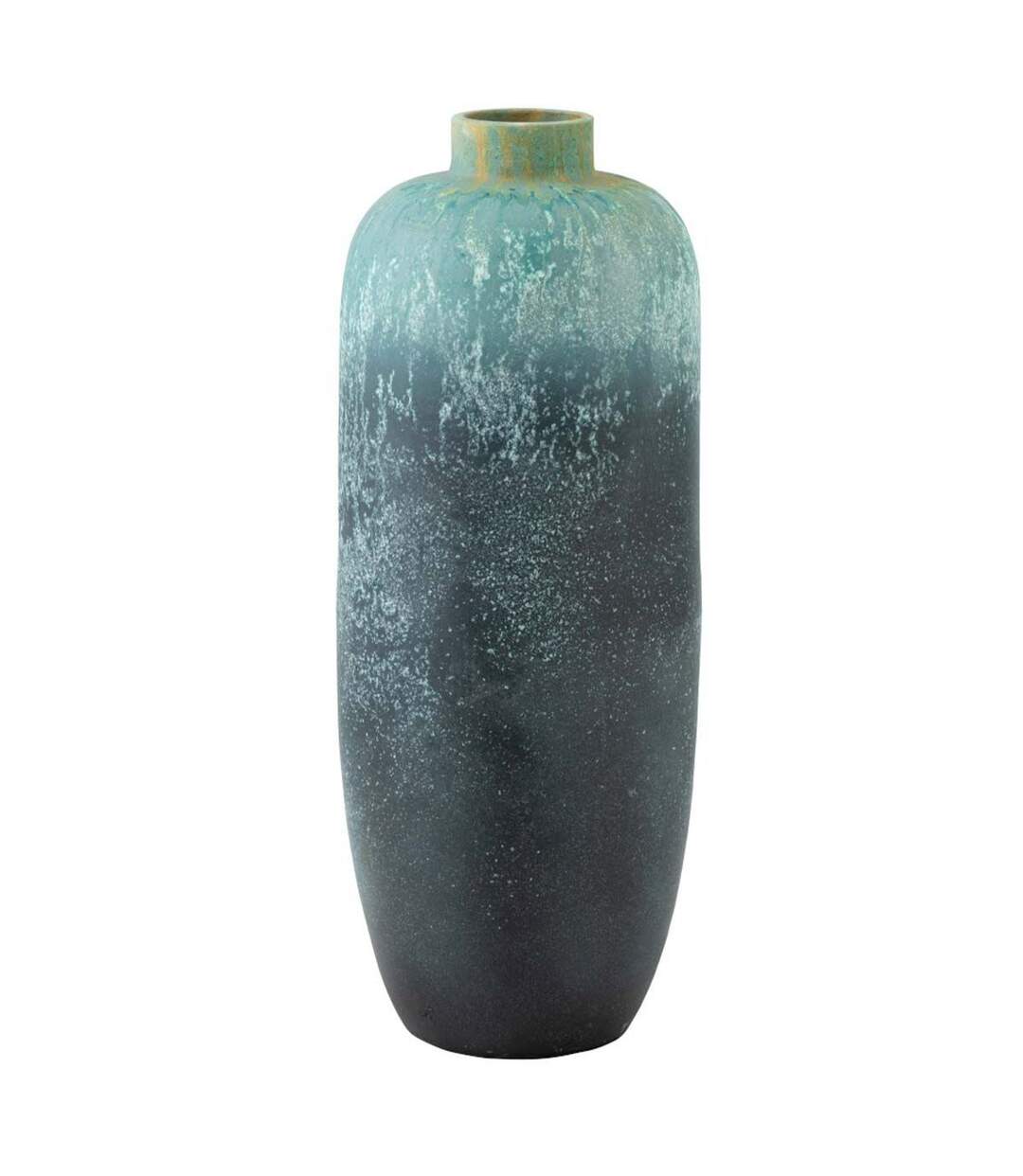 Vase Design en Céramique Vintage 93cm Bleu-1