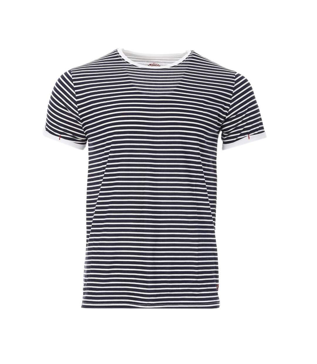 T-Shirt Marine/Blanc Homme American People Temer - XL