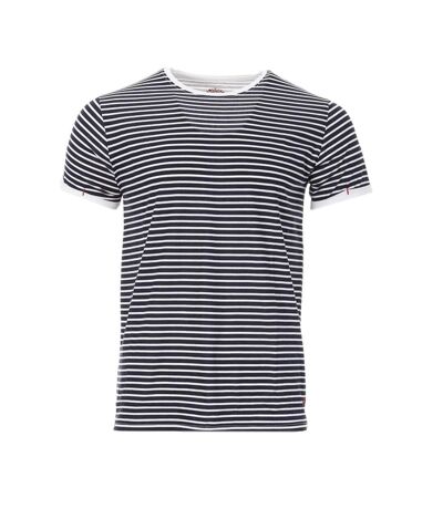 T-Shirt Marine/Blanc Homme American People Temer - L