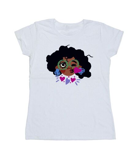 Disney Femmes/Les femmes Encanto Mirabel Kiss - T-shirt en coton (Blanc) - UTBI19594