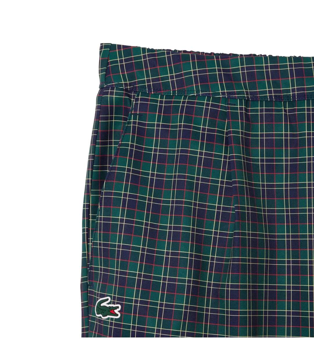 Womens/ladies Stretch Checked 7/8 Golf Jogging Bottoms Blue Lacoste-3