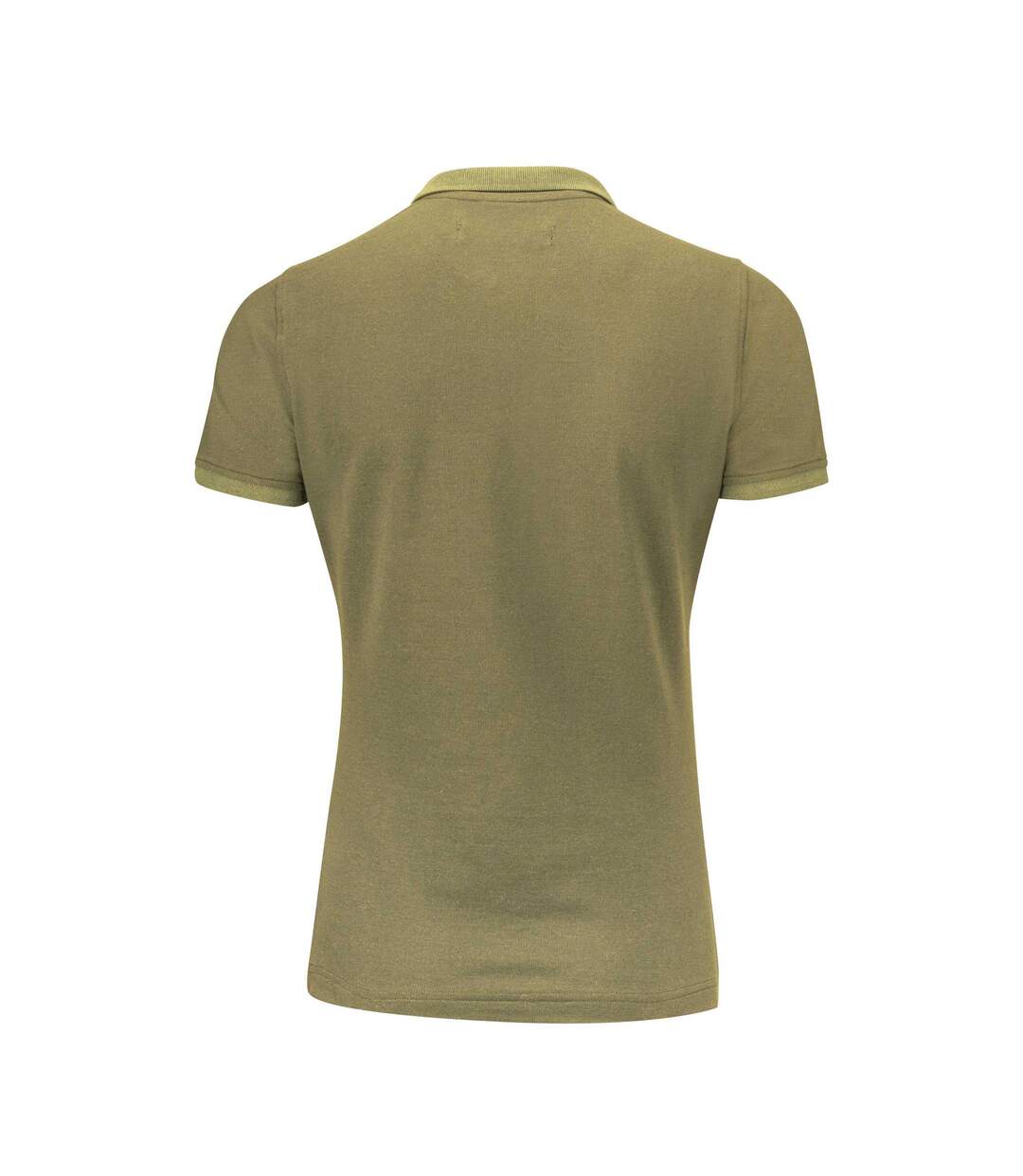 Womens/ladies Pinedale Piqué Polo Shirt Moss Green James Harvest-2