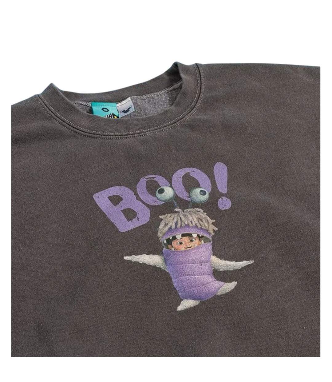 Sweat Motif Boo Adulte Gris Charbon Monsters Inc-3