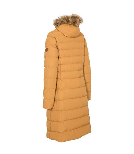 Doudoune Longue Audrey Femme Beige Foncé Trespass
