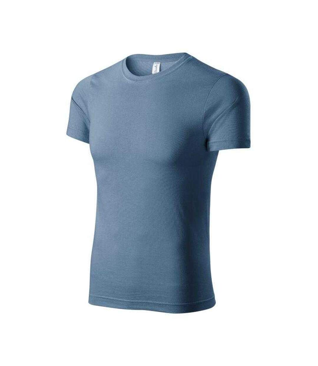 T-shirt Motif/style Peinture Adulte Vieux Bleu Malfini-4