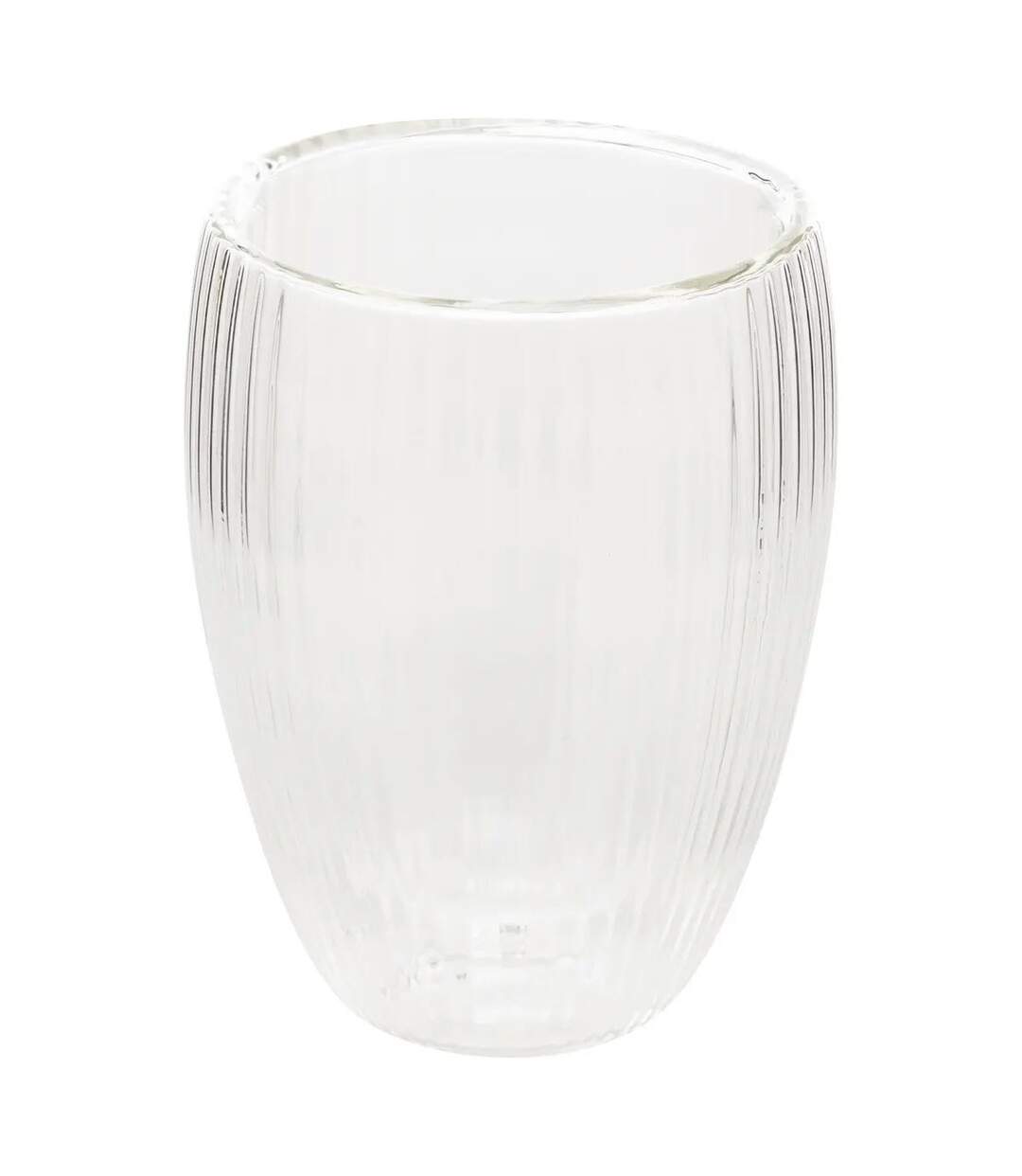 Lot de 6 Mugs Striés Cléa 28cl Transparent-2