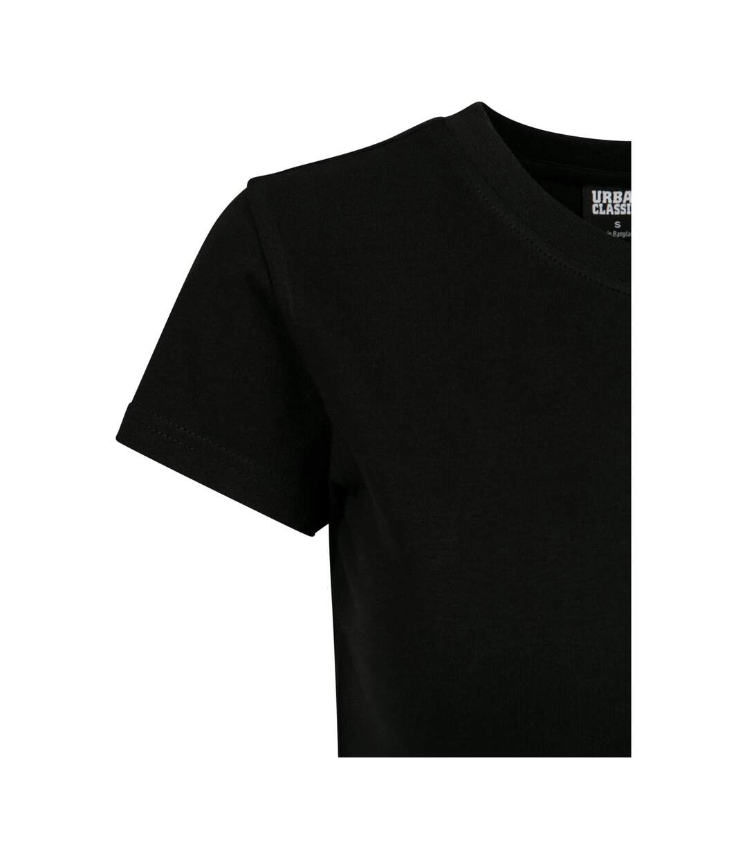 T-shirt Court Femme Noir Urban Classics-3