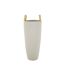 Vase Design en Céramique Shopping 45cm Blanc-2