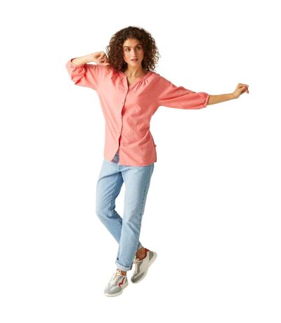 Womens/ladies Natuna Lightweight Shirt Shell Pink Regatta