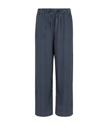 Pantalon Motif/style Rayure Verticale Elbrie Femme Bleu Marine Blanc Regatta
