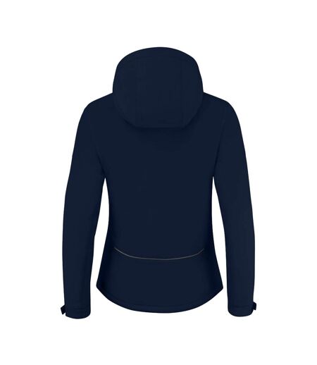Veste Softshell Overlanding Femme Bleu Marine Printer