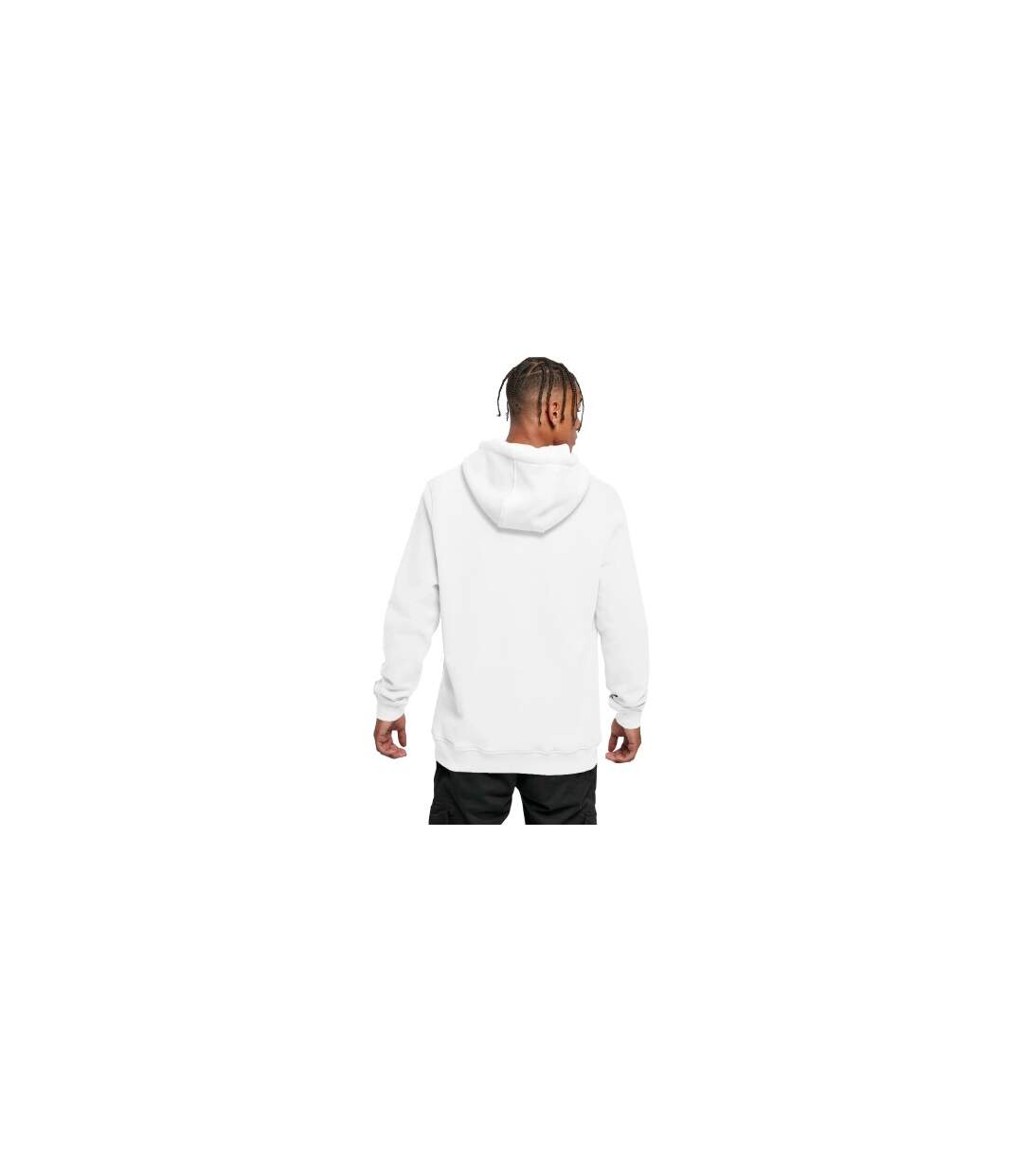 Sweat À Capuche Out$ide Pour Hommes Blanc Mister Tee-1