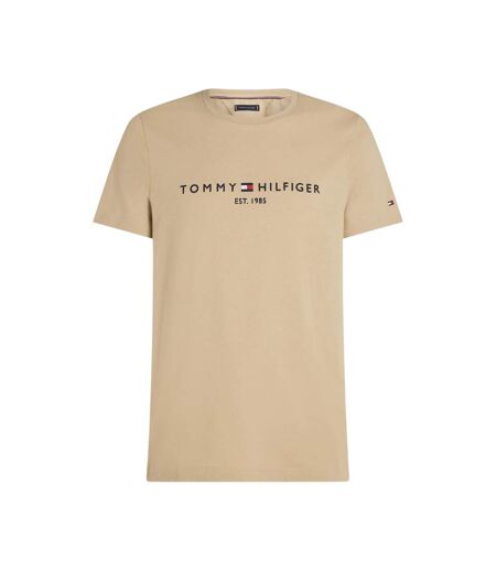 T-shirt Motif/style Logo Sur Poitrine Femme Bois De Santal Tommy Hilfiger
