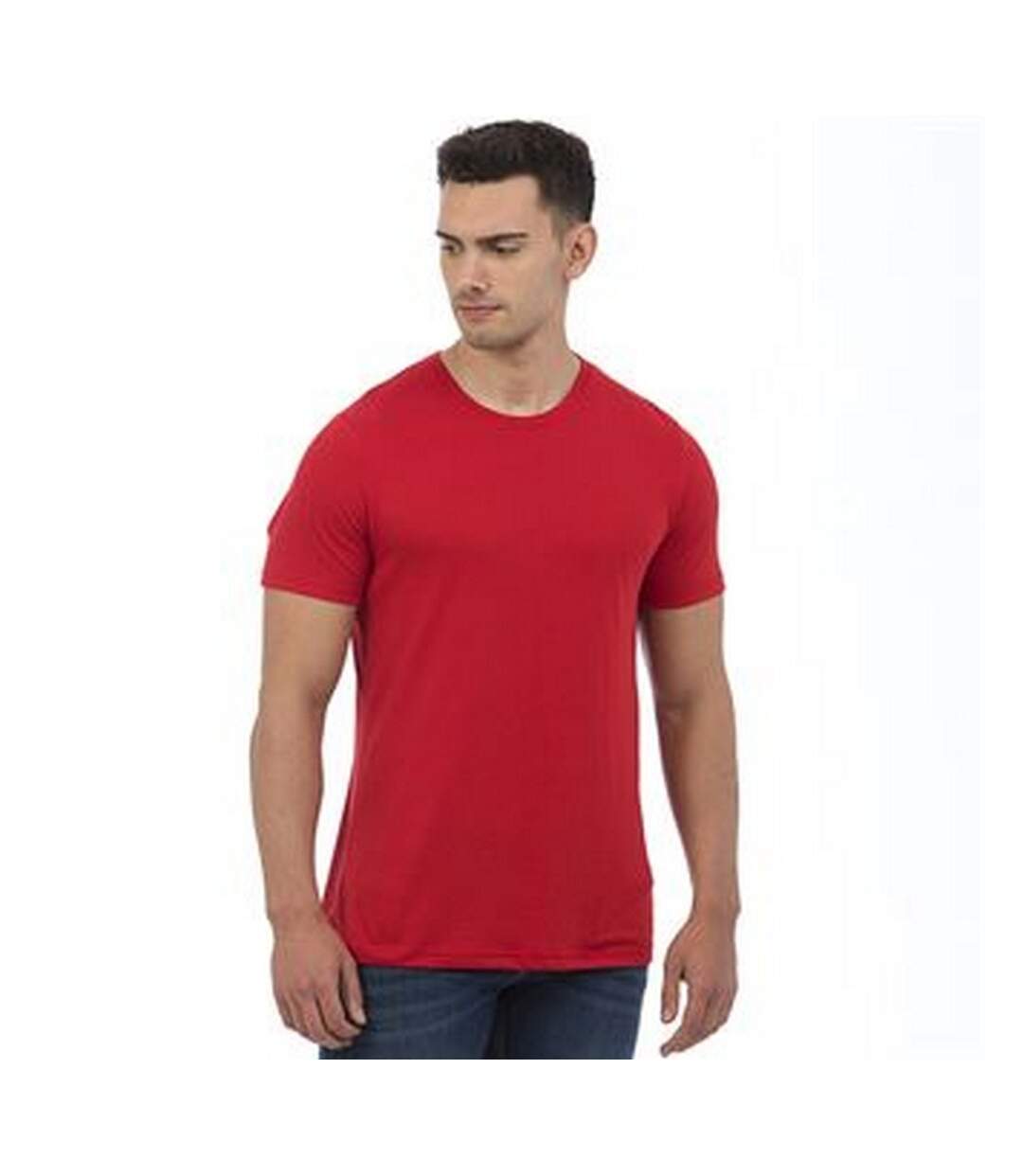 Tee-shirt tri blend hommes rouge chiné AWDis