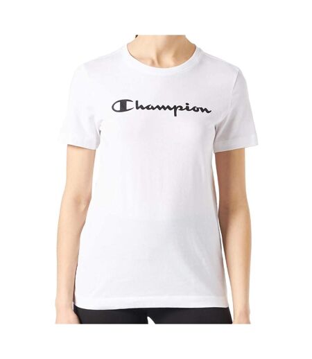 T-shirt Blanc Femme Champion Crew neck - L