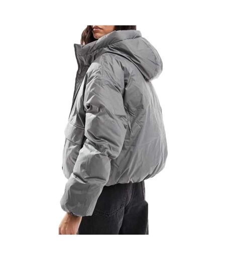 Doudoune gris femme converse synthetic puffer