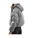 Doudoune gris femme converse synthetic puffer-2