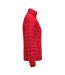 Womens/ladies Arches Padded Jacket Red James Harvest-3