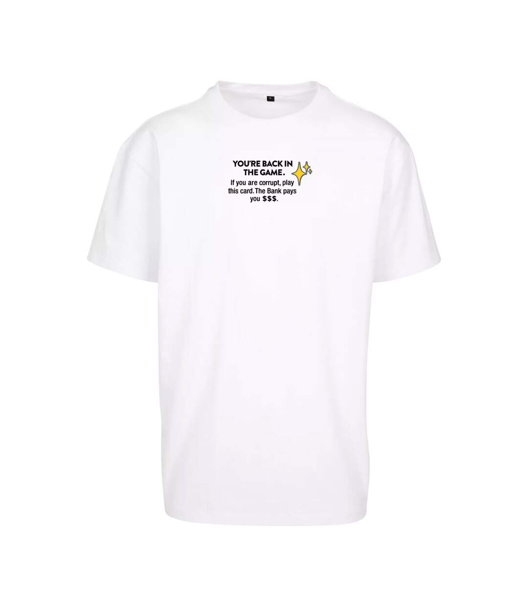 T-shirt Interpol Homme Blanc Mister Tee-1