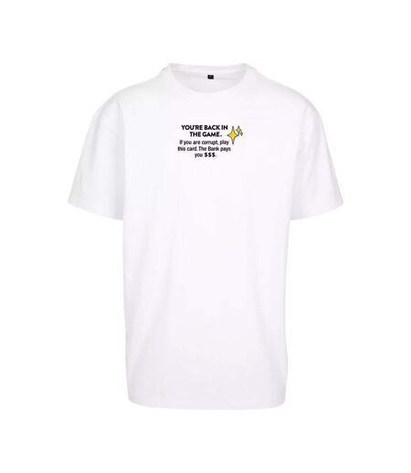 T-shirt Interpol Homme Blanc Mister Tee