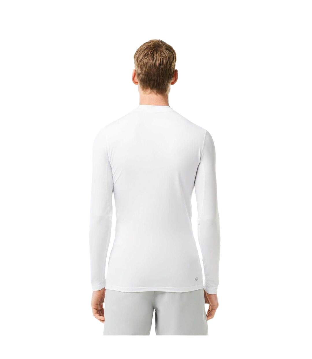 T-shirt Manches Longues Sports Homme Blanc Lacoste-3