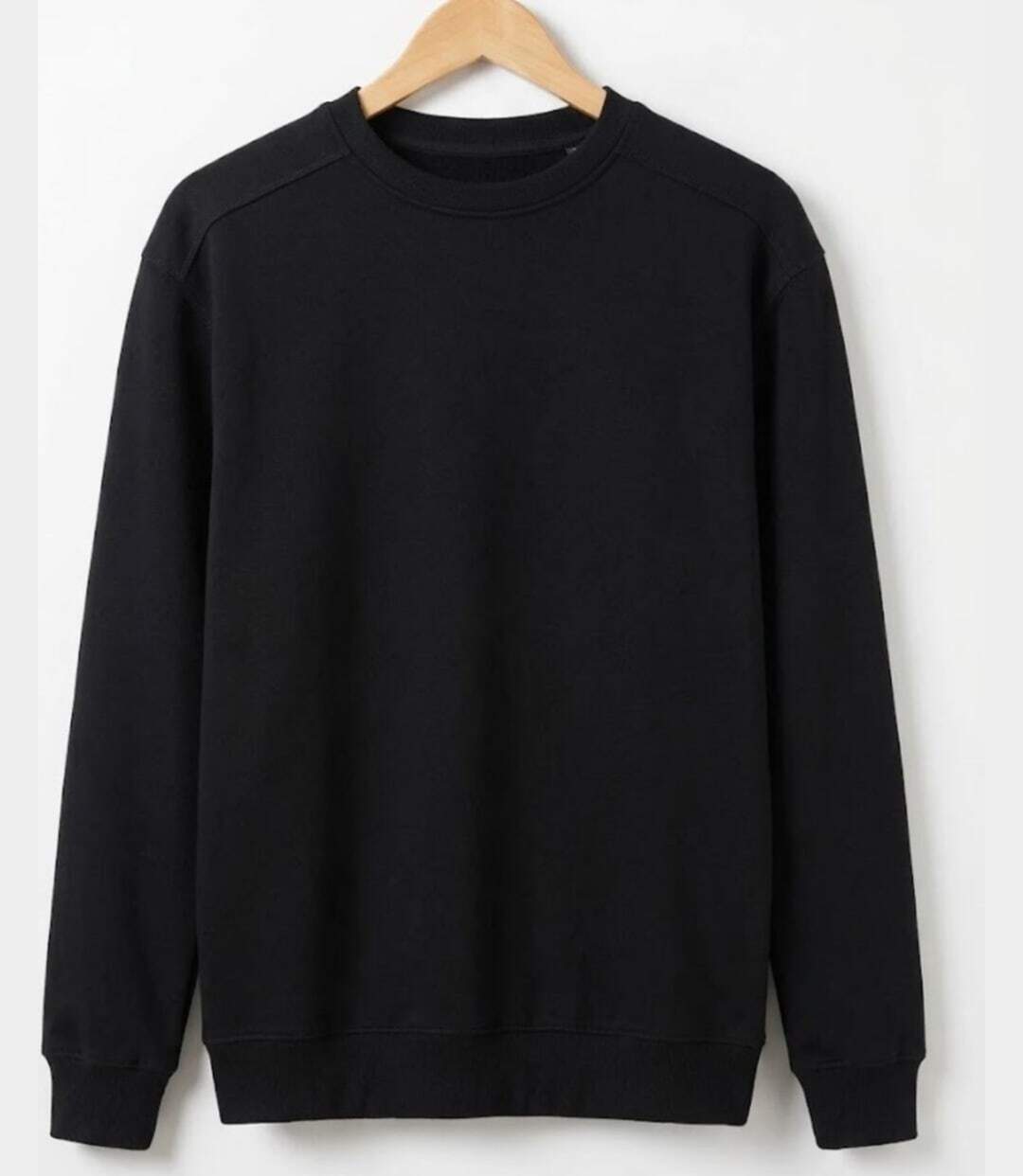 CHALLENGER E213 — Sweat col rond noir : l'incontournable confort et résistance-2
