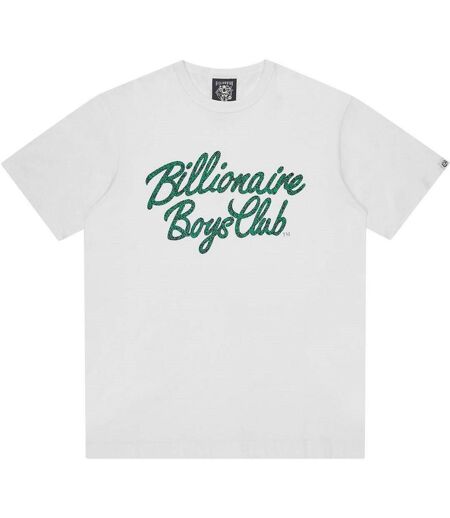 Mens Script Oversized T-shirt White Billionaire Boys Club