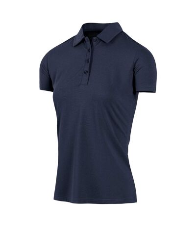 Polo femme bleu marine Island Green