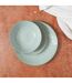 Lot de 6 Assiettes Plates Sahara 27cm Vert-5