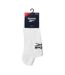 Lot De 3  Socquettes Motif/style Logo Homme Blanc Reebok-3