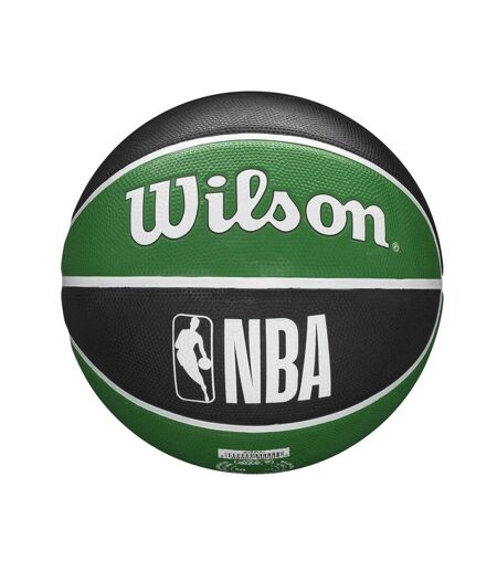 Ballon de basket team tribute taille 7 vert / noir Wilson