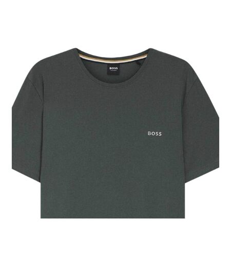 T-shirt Motif/style Logo Brodé Mix&match Homme Vert Boss