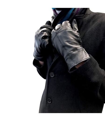 Gants Cuir Thinsulate 3M Doublés Thermiques M/L