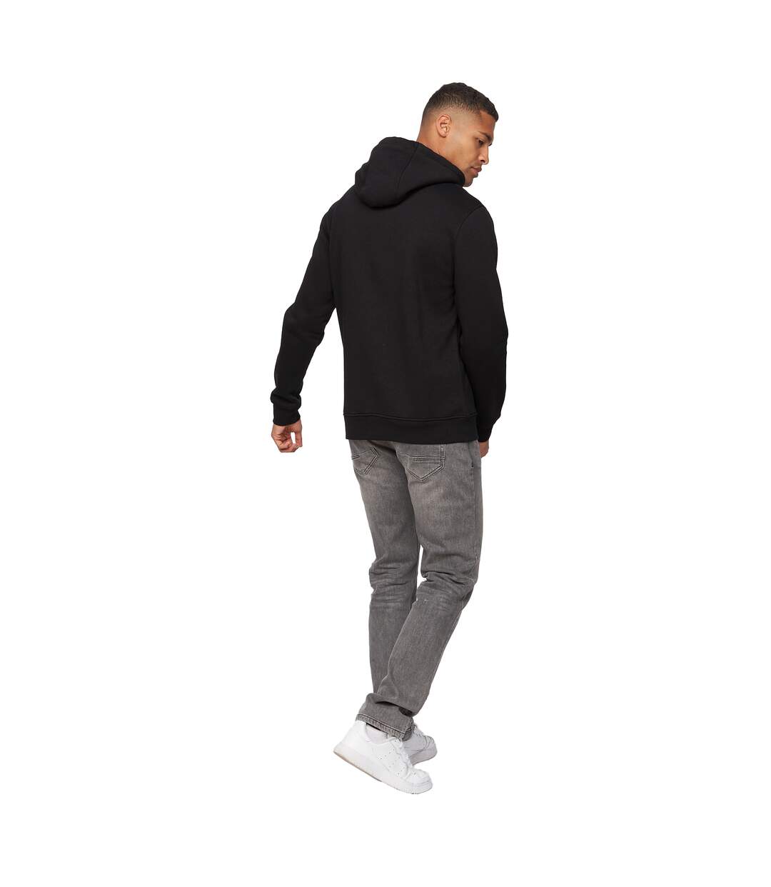 Sweat À Capuche Pashika Homme Noir Crosshatch-3