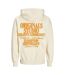 Sweat À Capuche Motif/style Lettrage Homme Blanc Cassé Jack And Jones-3