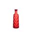 Bouteille en Plastique Martelé 1,15L Rouge