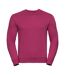 Mens set-in sweatshirt fuchsia Russell