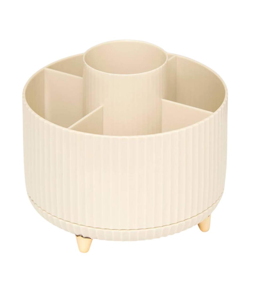 Organiseur Pivotant 5 Compartiments Alba 14cm Beige-1