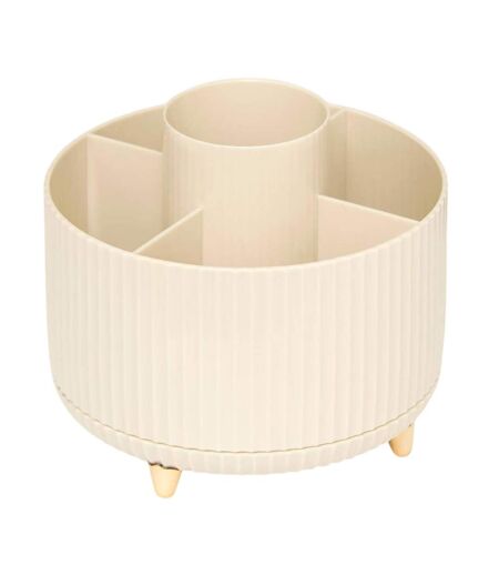 Organiseur Pivotant 5 Compartiments Alba 14cm Beige